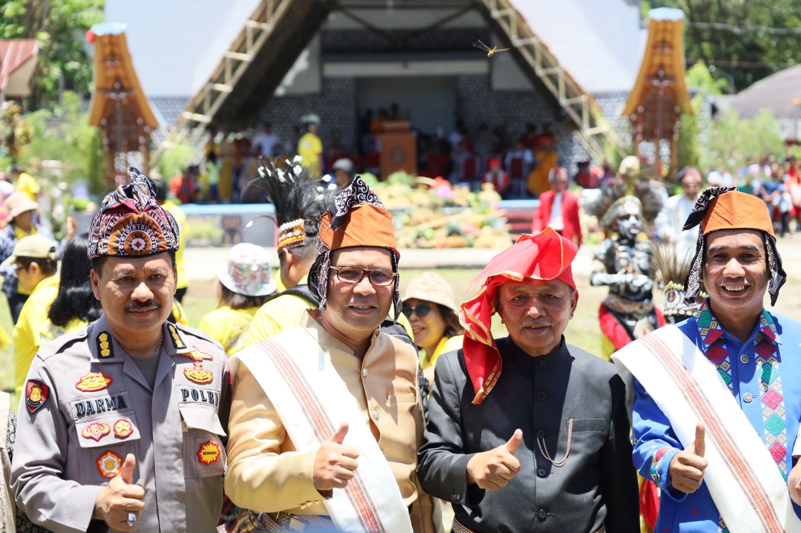 Rudianto Lallo Hadiri Peringatan 110 Tahun IMT di Toraja Utara